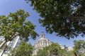 Passeig de GrÃÂ cia avenue in Barcelona Royalty Free Stock Photo